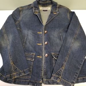 Jeanstar Fitted Denim Blazer w/ Stretch CC05